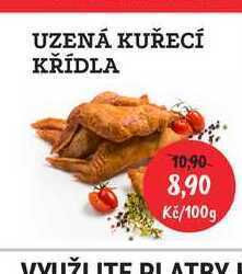 RABBIT řeznictví Uzená kuřecí křídla 100g nabídka