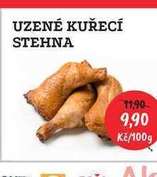 RABBIT řeznictví Uzené kuřecí stehna 100g nabídka