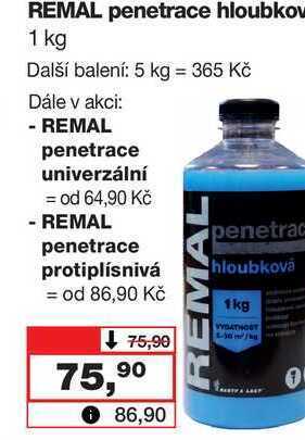 Barvy a laky drogerie Remal penetrace hloubková 1 kg nabídka