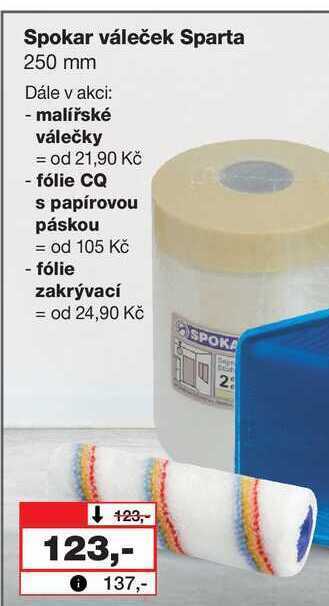 Barvy a laky drogerie Spokar váleček sparta 250 mm nabídka
