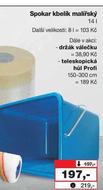 Barvy a laky drogerie Spokar kbelík malířský 14l nabídka