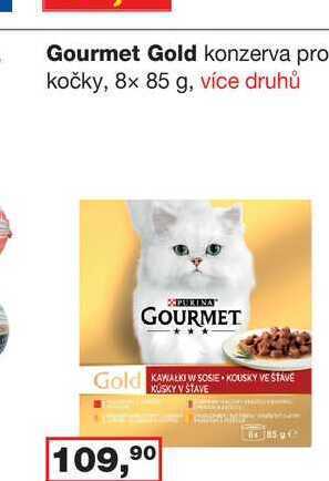 Ráj drogerie Gourmet gold konzerva pro kočky, 8x 85 g nabídka