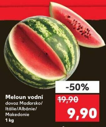 Kaufland Meloun vodní nabídka