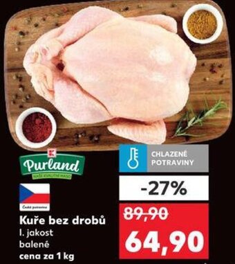 Kaufland Kuře bez drobů nabídka