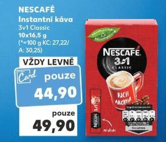 Kaufland NESCAFÉ Instantní káva nabídka