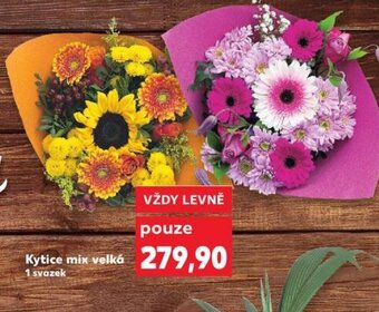 Kaufland Kytice mix velká nabídka