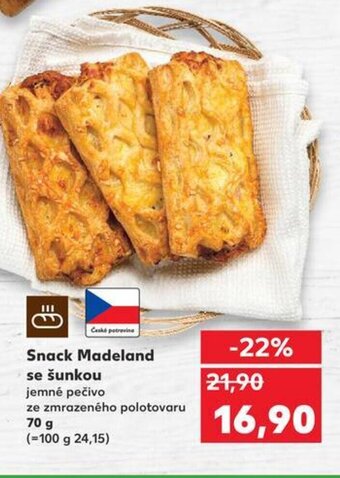 Kaufland Snack Madeland se šunkou nabídka