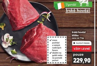 Kaufland Irská hovězí kližka nabídka