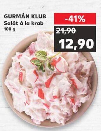 Kaufland GURMÁN KLUB Salát à la krab 100 g nabídka