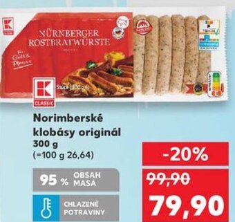 Norimberské klobásy originál