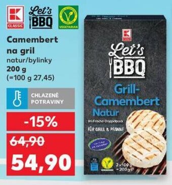 Camembert na gril natur/bylinky 200 g