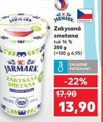 Kaufland JARMARK Zakysaná smetana nabídka