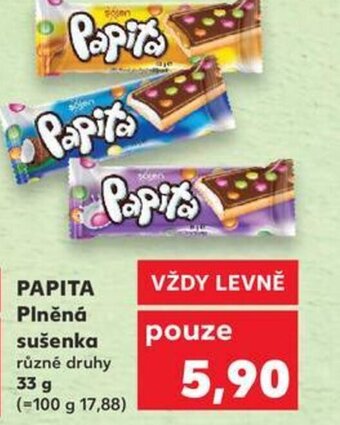 Kaufland PAPITA Plněná sušenka nabídka