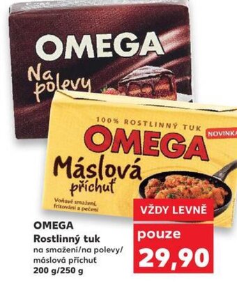 Kaufland OMEGA Rostlinný tuk nabídka
