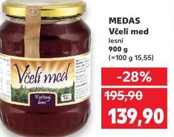 Kaufland MEDAS Včelí med lesní nabídka