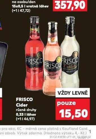Frisco cider