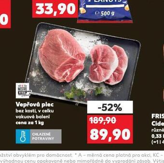 Kaufland Vepřová plec bez kosti nabídka