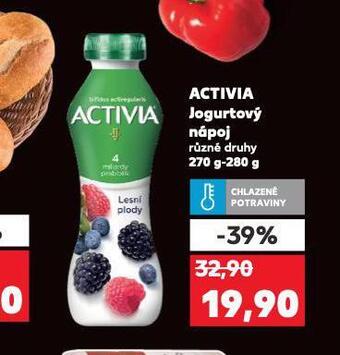 Kaufland Activia jogurtový nápoj nabídka
