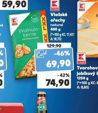 Kaufland Vlašské ořechy nabídka