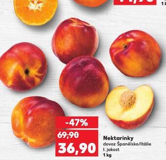 Kaufland Nektarinky nabídka