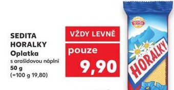 Kaufland SEDITA HORALKY Oplatka nabídka