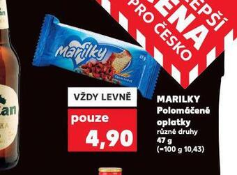 Kaufland Marilky polomáčené oplatky nabídka