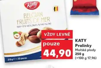 Kaufland KATY Pralinky Mořské plody 250 g nabídka