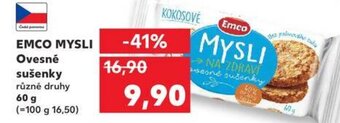 Kaufland EMCO MYSLI Ovesné sušenky nabídka