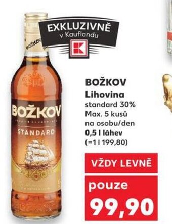 Kaufland BOŽKOV Lihovina nabídka