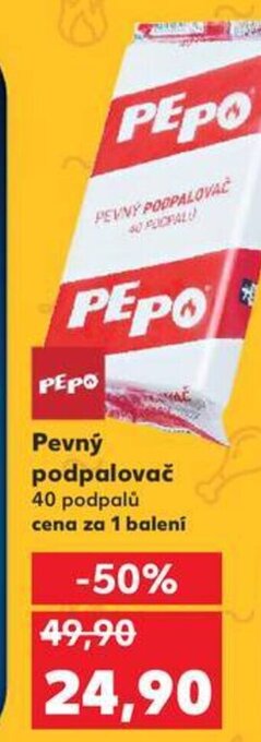 Kaufland Pevný podpalovač nabídka