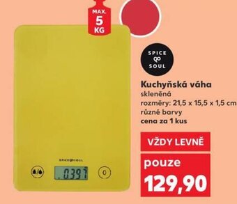 Kaufland Kuchyňská váha nabídka