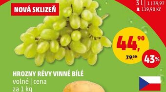 Penny Market HROZNY RÉVY VINNÉ BÍLÉ nabídka