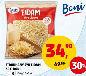 Penny Market STROUHANÝ SÝR EIDAM 30% BONI nabídka