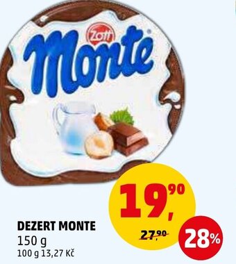Penny Market DEZERT MONTE 150 g nabídka
