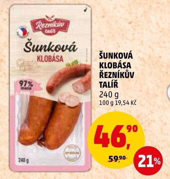 Penny Market ŠUNKOVÁ KLOBÁSA ŘEZNÍKŮV TALÍŘ nabídka