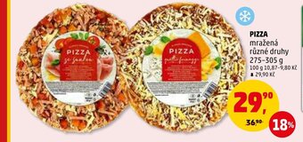 Penny Market PIZZA mražená různé druhy 275-305 g nabídka
