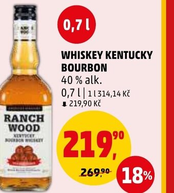 Penny Market WHISKEY KENTUCKY BOURBON nabídka
