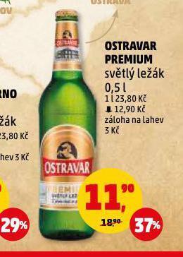 Penny Market Pivo ostravar nabídka