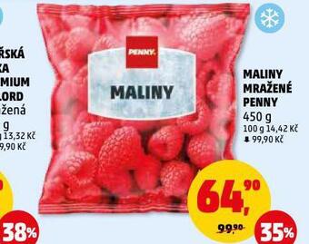 Penny Market Maliny mražené nabídka