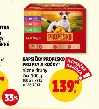 Penny Market Kapsičky pro kočky propesko nabídka