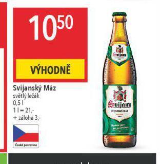Globus Pivo svijanský máz nabídka