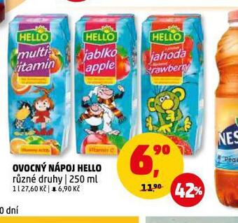 Penny Market Ovocný nápoj hello nabídka