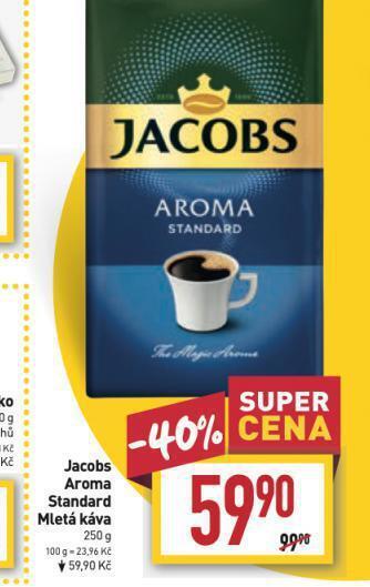 Billa Káva jacobs nabídka
