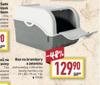 Billa Box na brambory a zeleninu nabídka