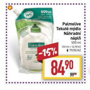 Billa Palmolive tekuté mýdlo nabídka