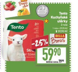 Billa Tento kuchyňské utěrky nabídka