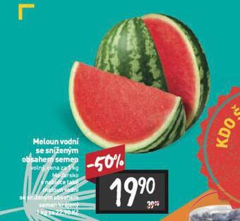 Billa Meloun vodní nabídka