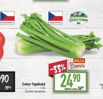 Billa Celer řapíkatý nabídka