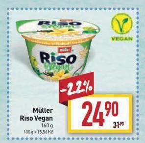 Billa Muller riso vegan nabídka