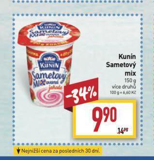 Billa Kunín sametový mix nabídka